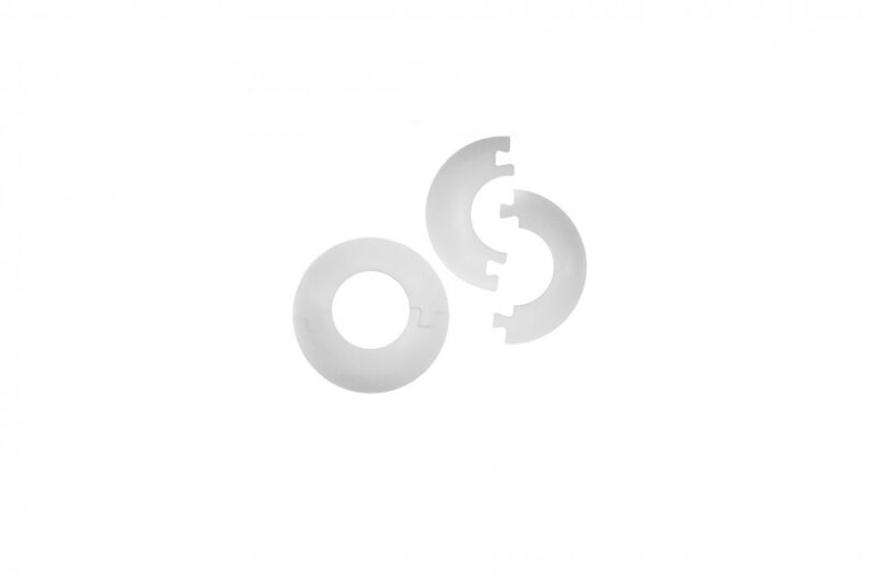 Klapprosette 18,2 mm PVC weiß 2 Stück (für Heizkörper)